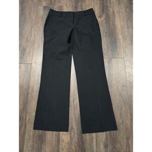 New York & Company 7th Avenue Black Wide Leg Dress Pants Petite 2 Office Wear
